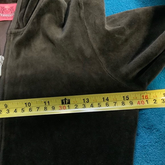 Juicy Couture 90s Velour Pants 30 x 33 Zip Up Hoodie Tracksuit - Picture 11 of 14